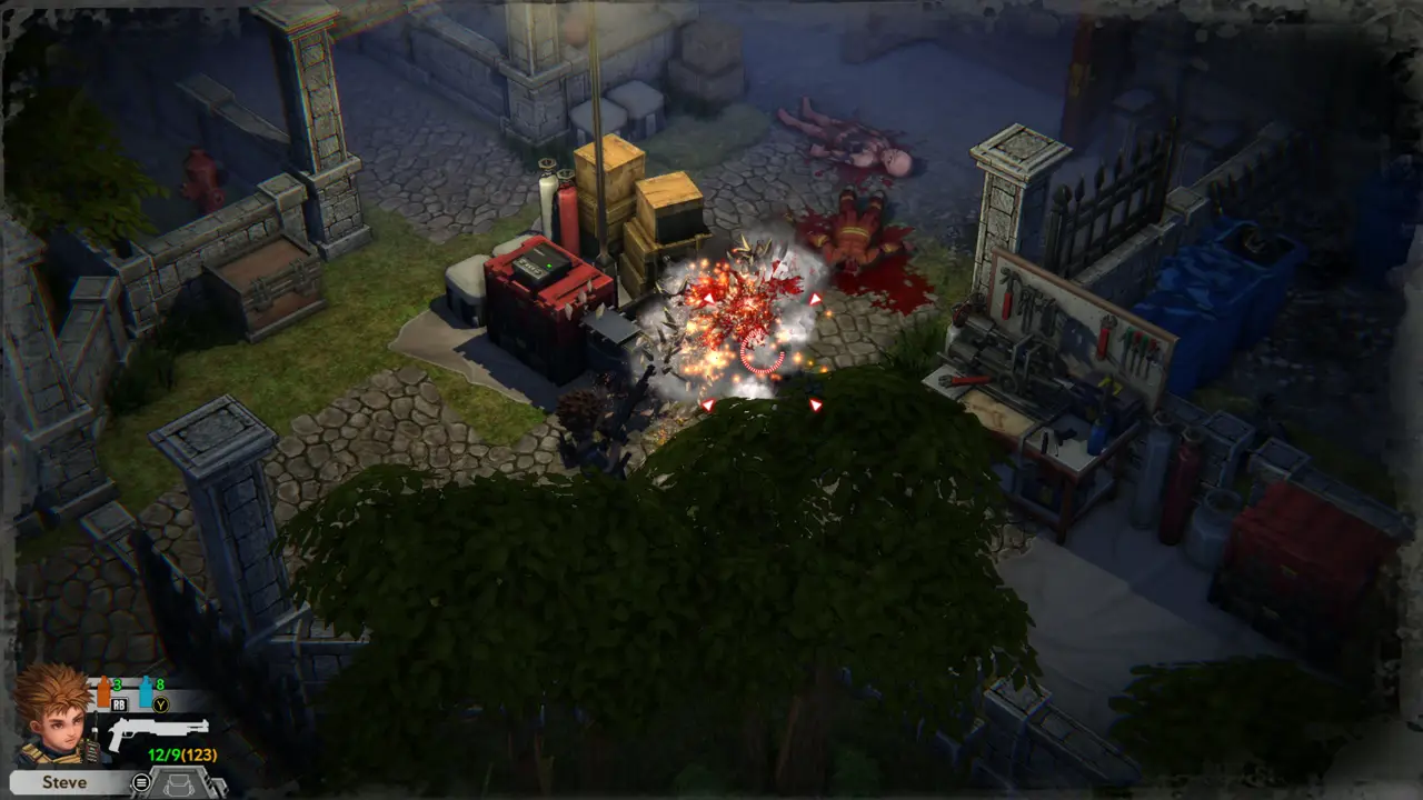 Zombies reach the lamp
