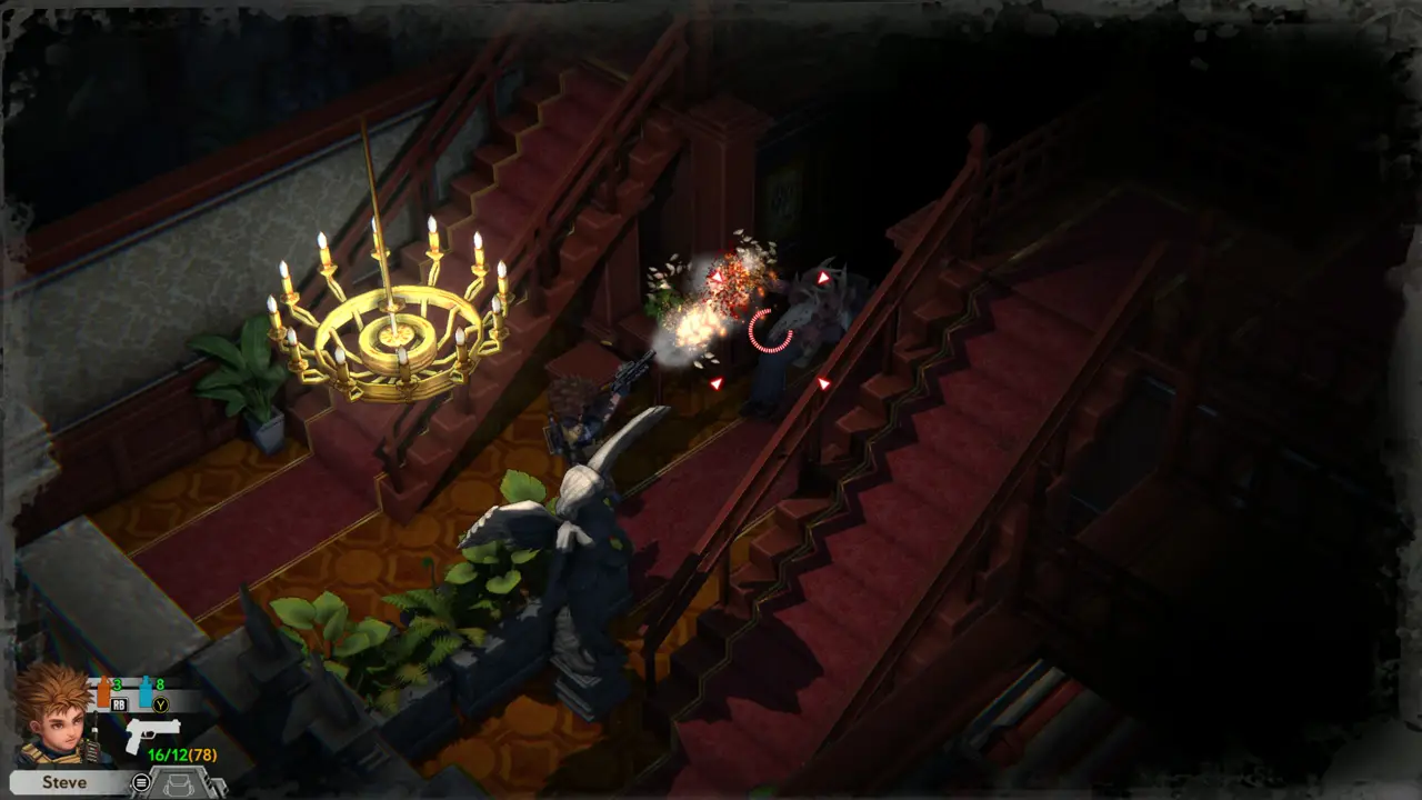 Zombie on the stairs