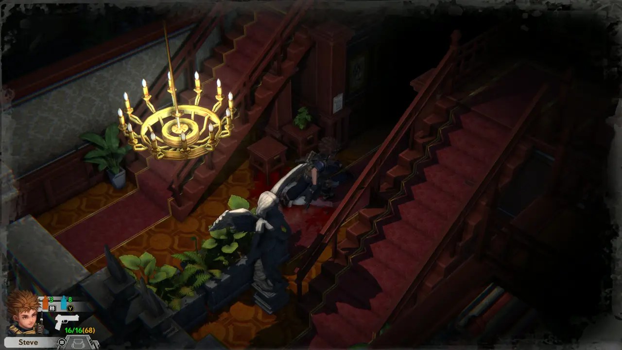 Targeting a zombie on the landing