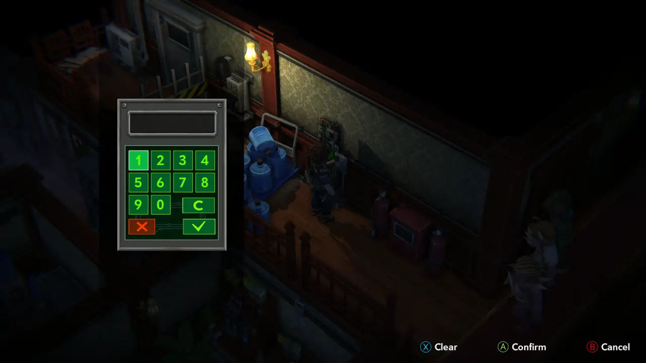 Empty keypad overlay