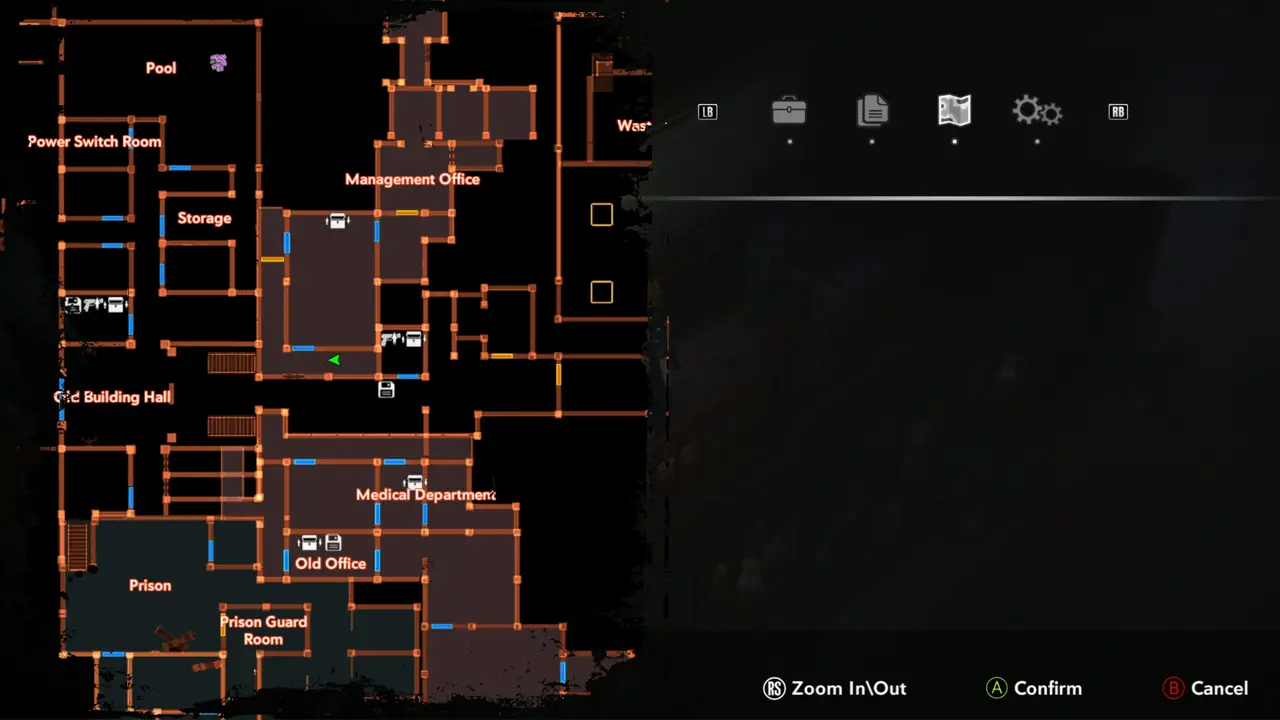 Map: Management Office area