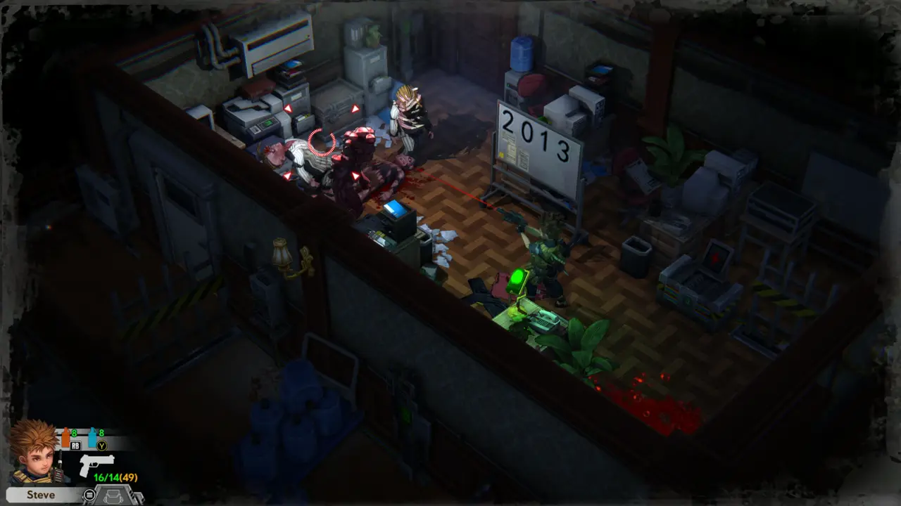 Office with the board
