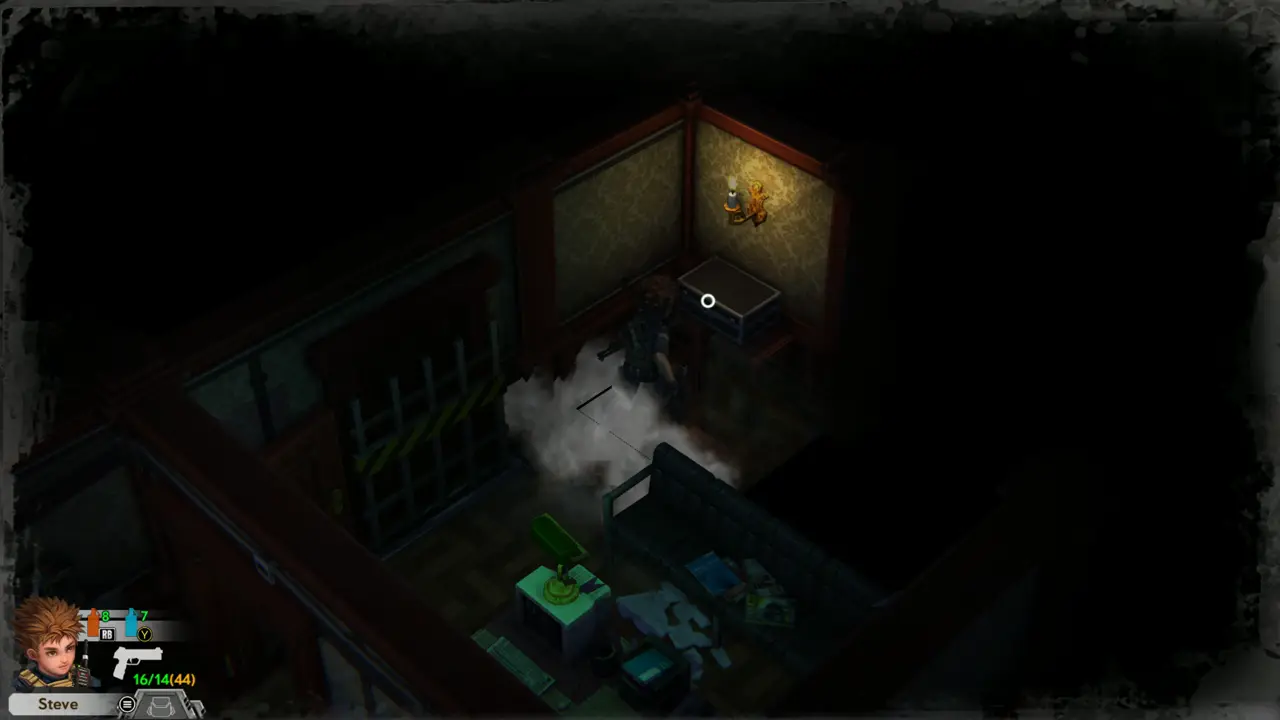 Smoke around the corner chest