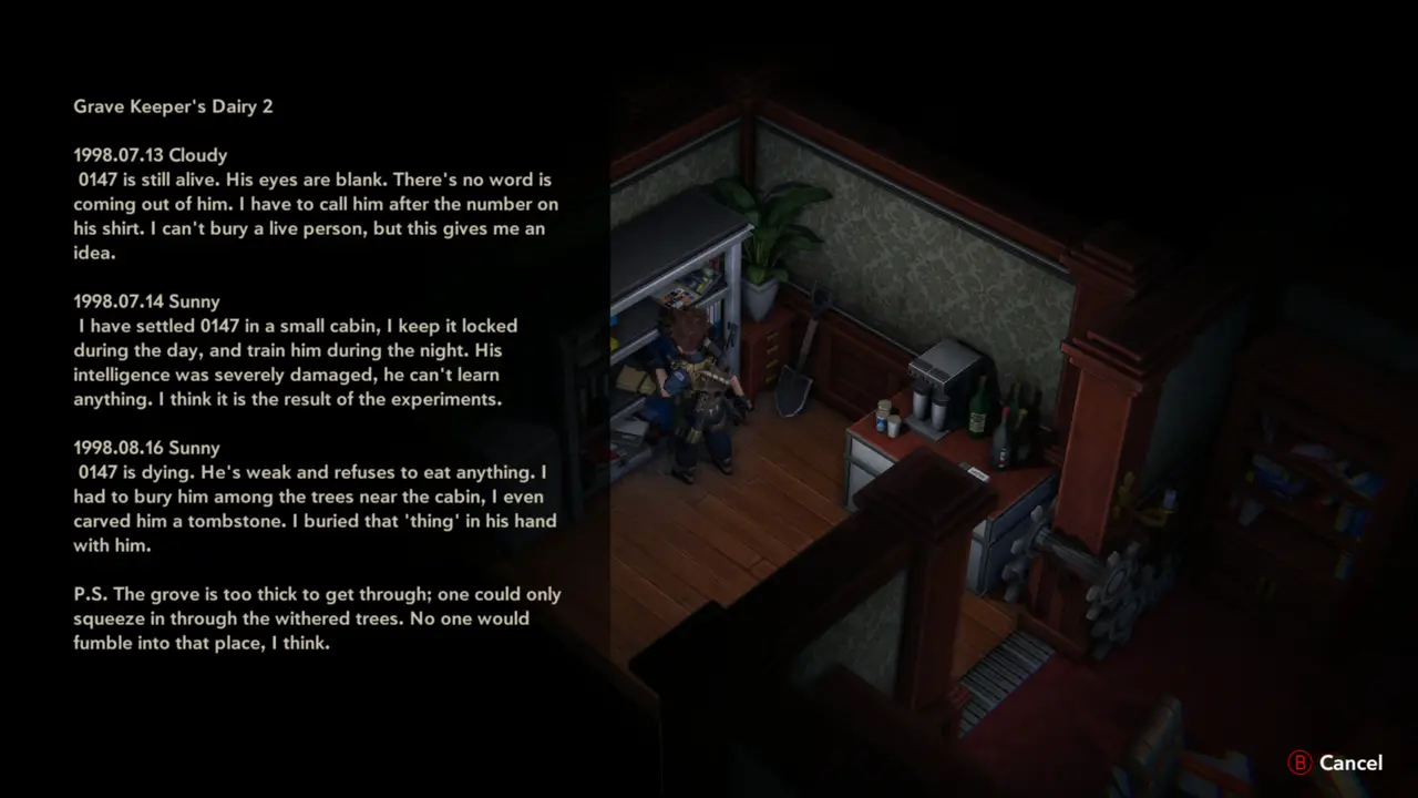 Grave Keeper's Diary 2 text