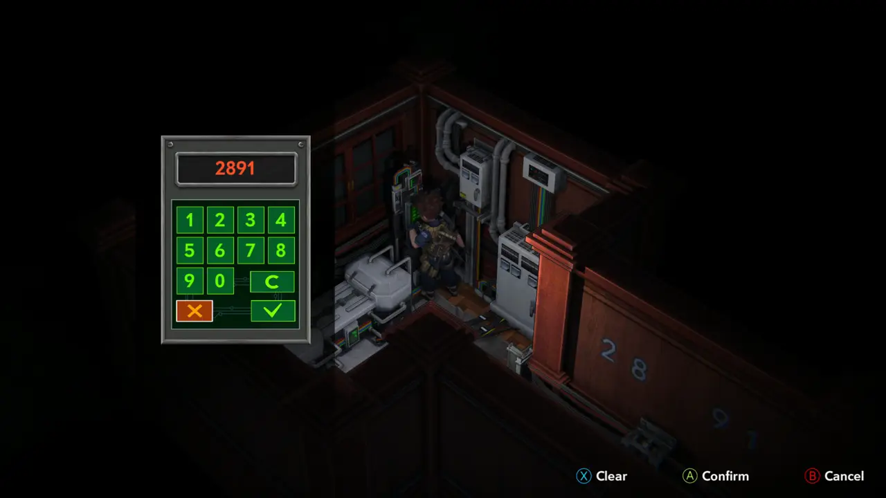 Keypad with 2891