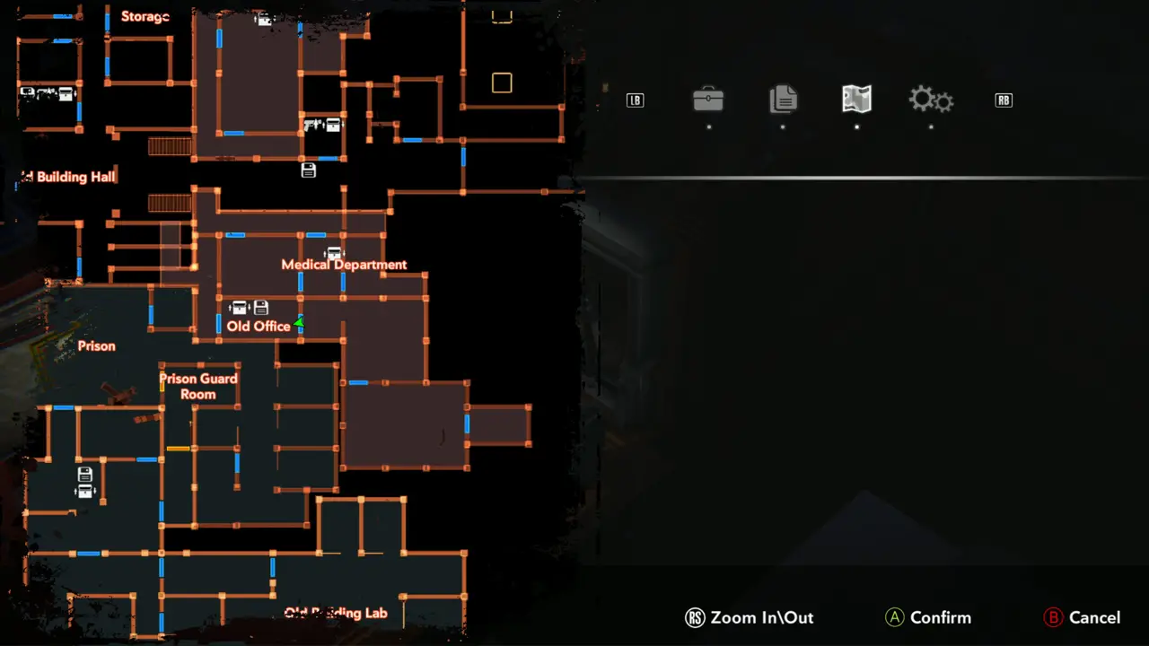 Map: Steve in Old Office