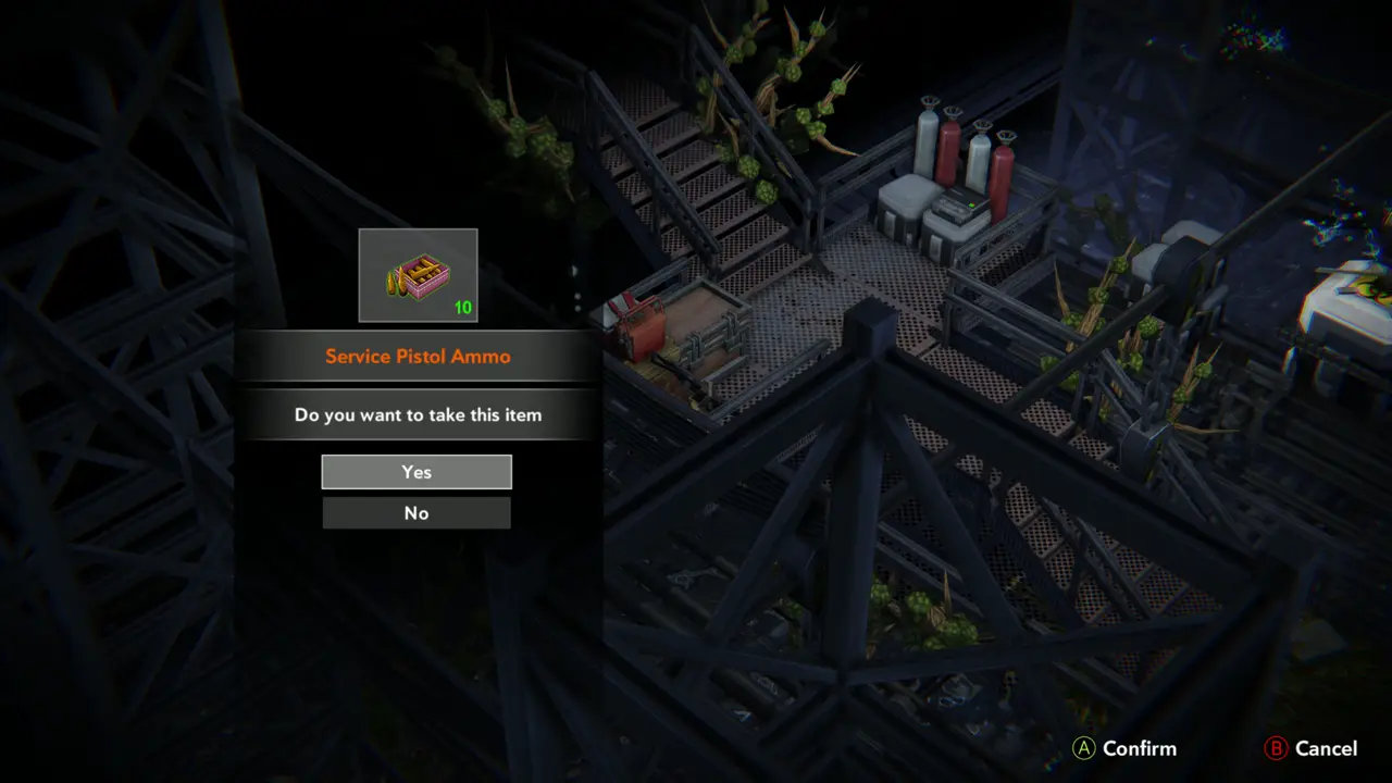 Service Pistol Ammo prompt