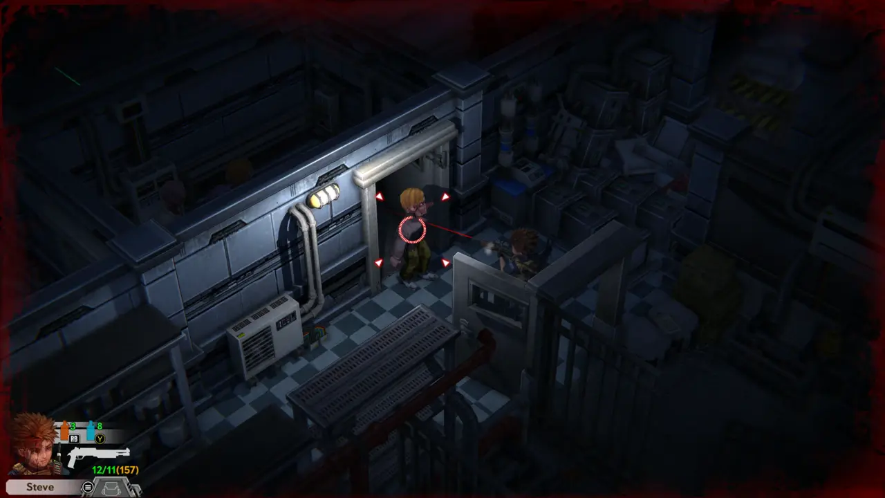Humanoid in doorway