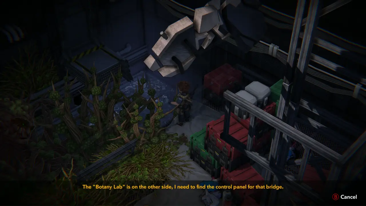 Message about the bridge panel