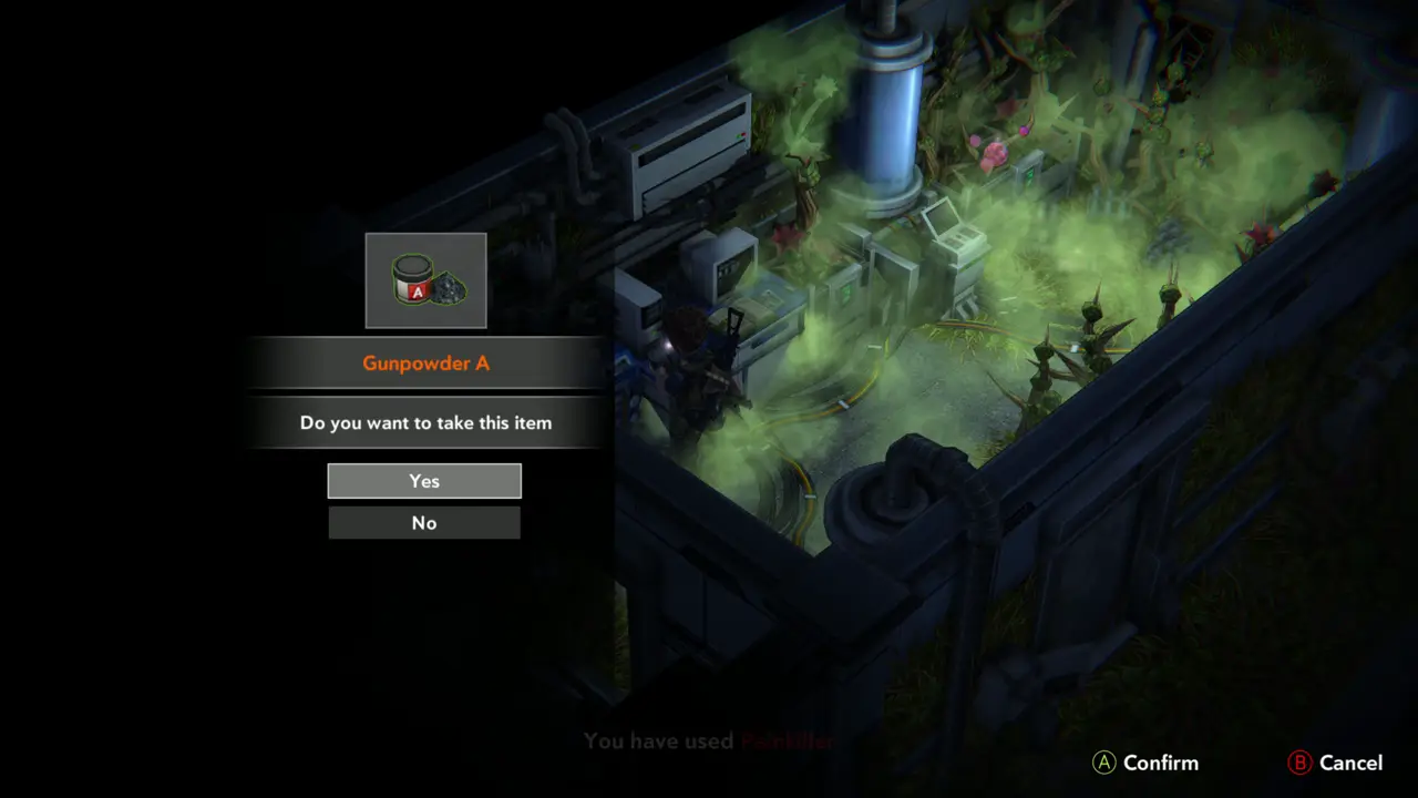 Gunpowder A pickup prompt