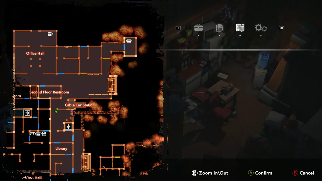 Map: Office Hall