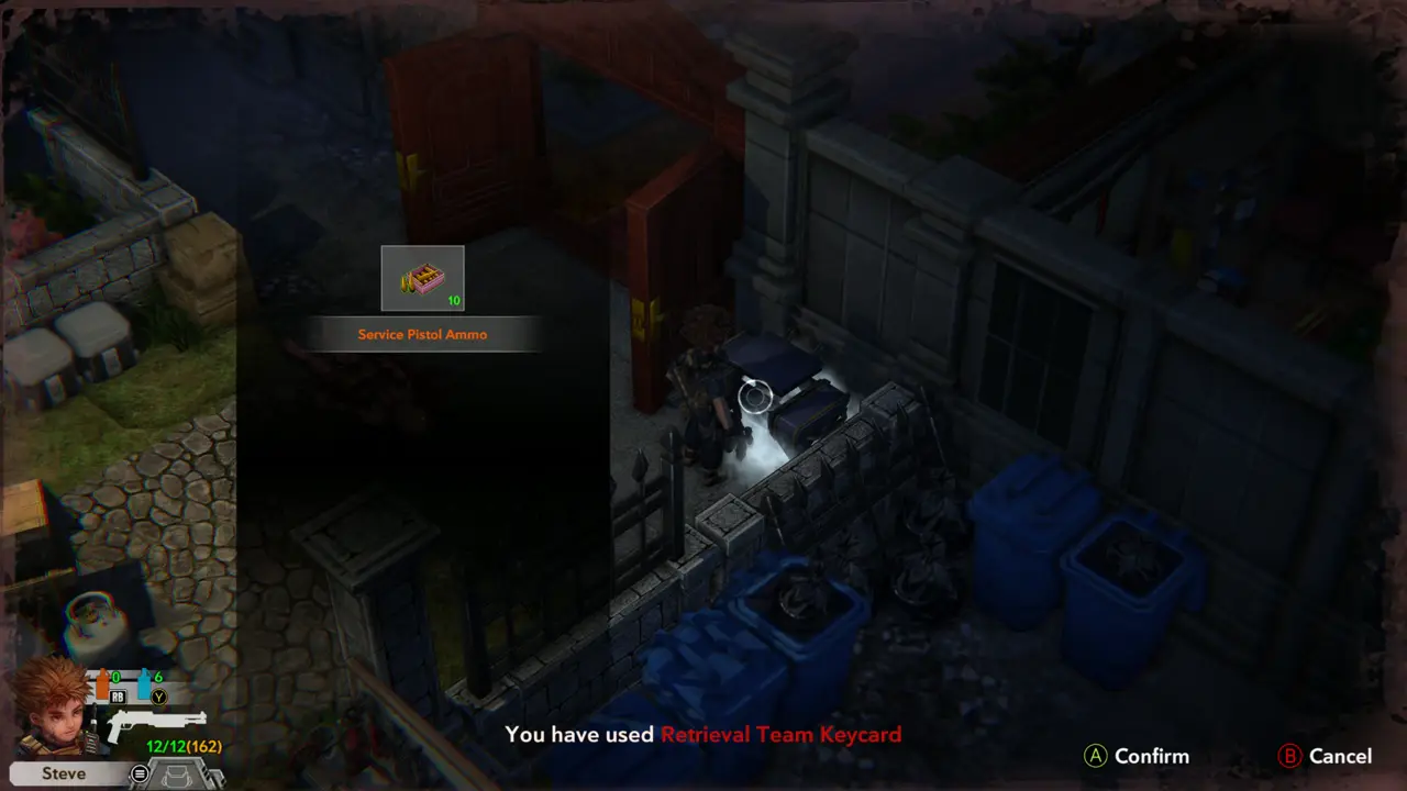 Keycard used on the cache