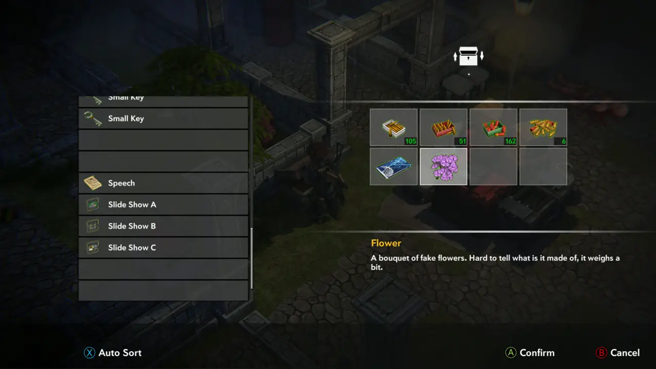 Storage chest list