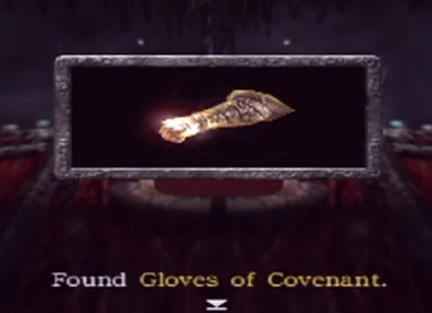 Roberto, Dark Realm level 100: Gloves of Covenant