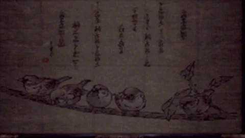 Stage 13 warehouse: the painting of five birds