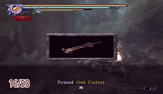 Puzzle box 16: reward found, Oni Cutter