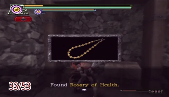 Puzzle box 33: reward found, Rosary of Health
