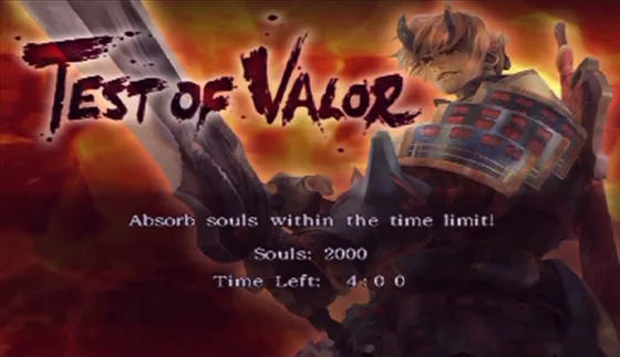 Test of Valor 15: the requirement screen