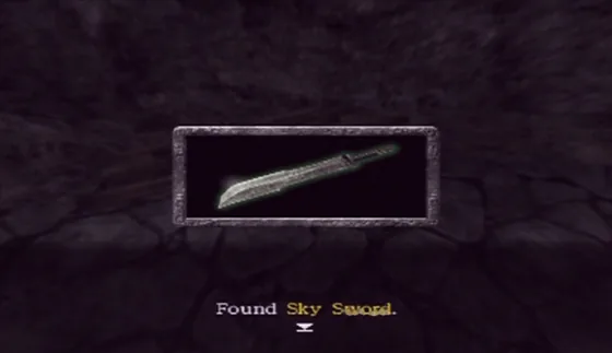 Test of Valor 19: gold reward: sky sword