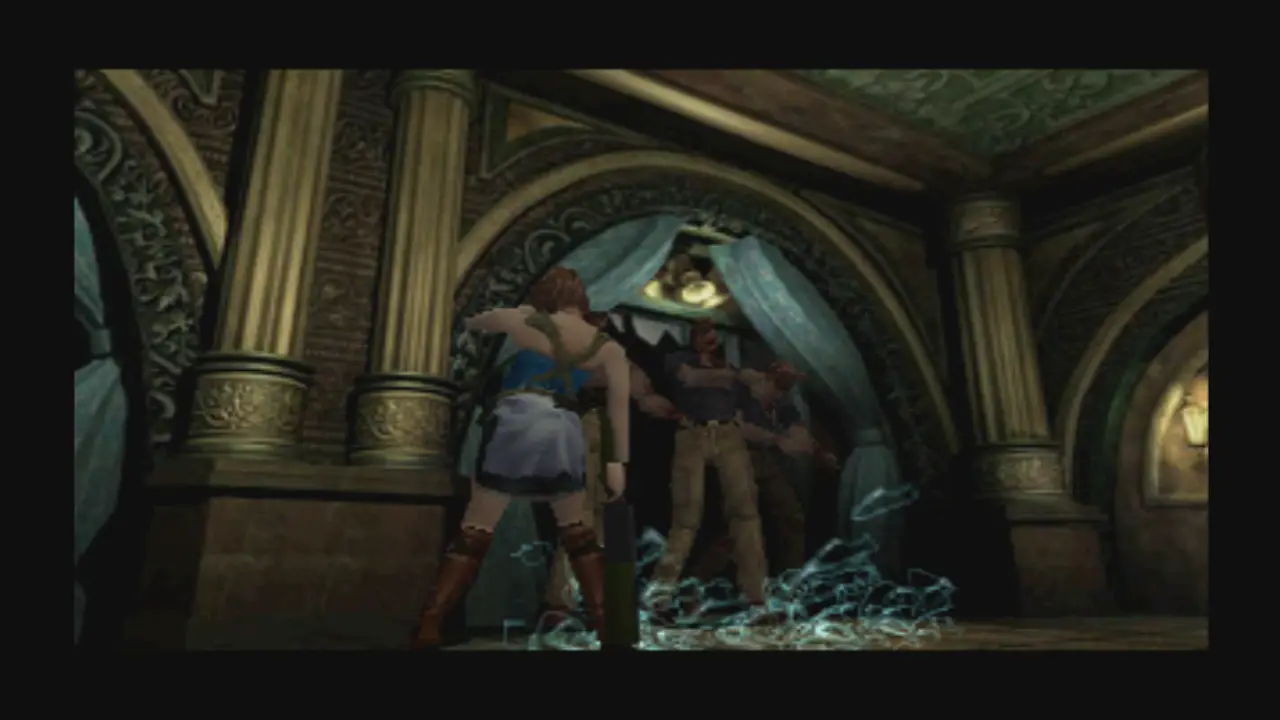 Zombies burst through the windows