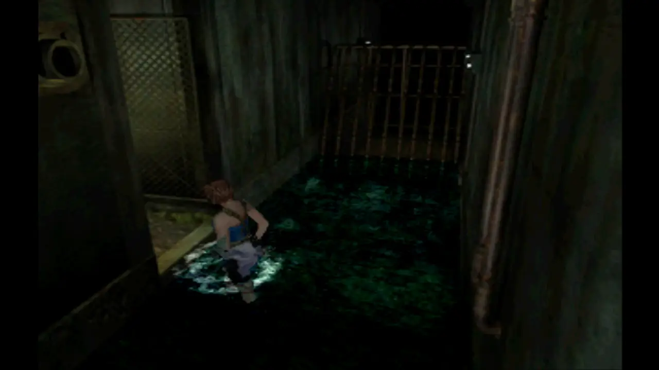 Wading through the passage