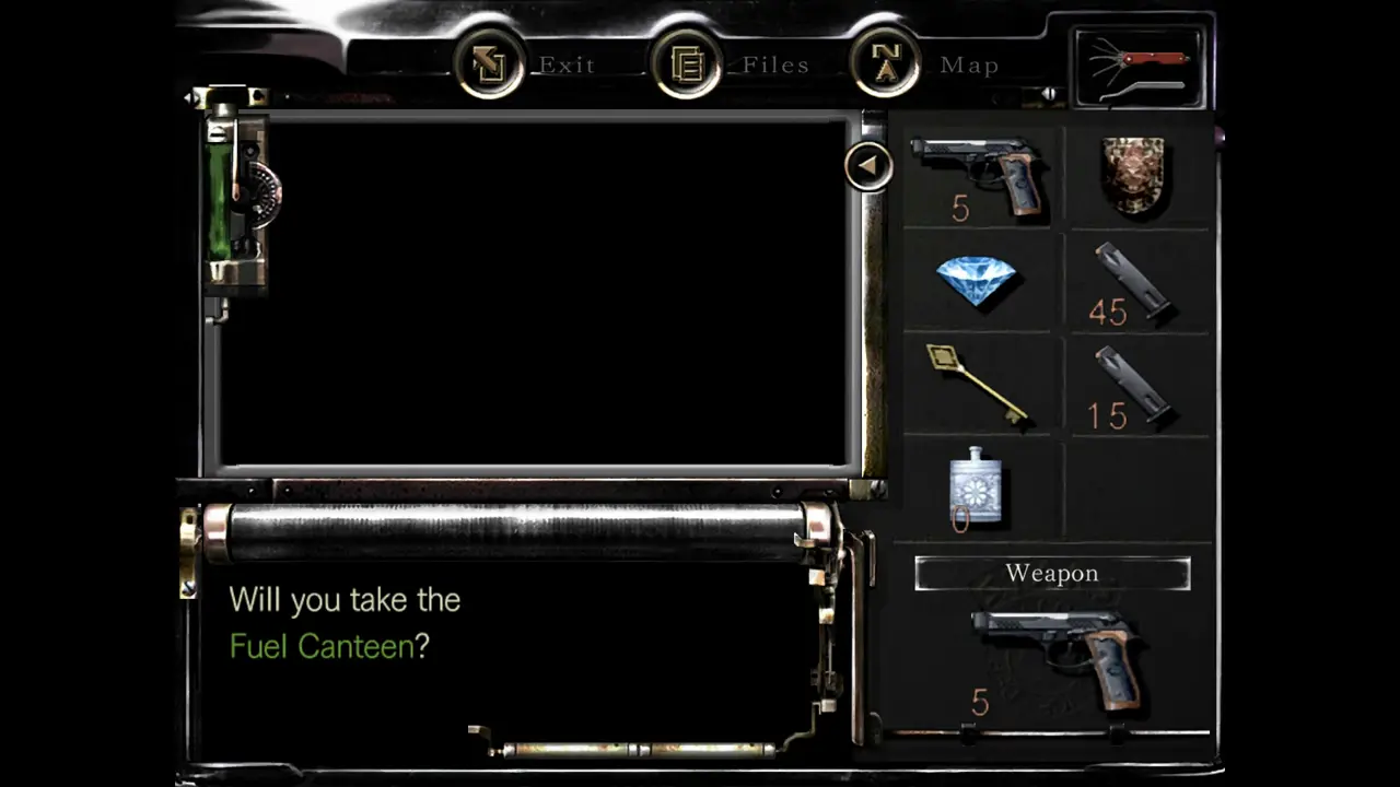 Fuel Canteen pickup prompt