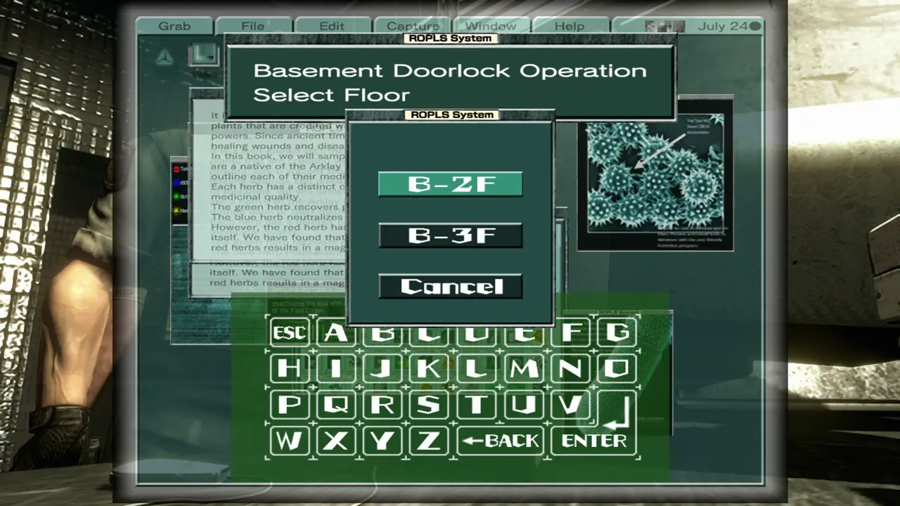 Basement doorlock floor select