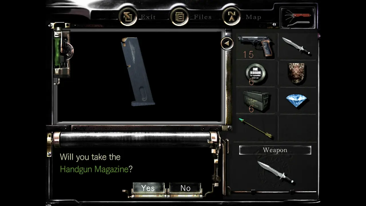 Handgun Magazine pickup prompt