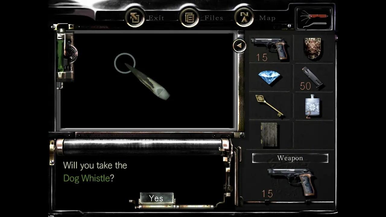 Dog Whistle pickup prompt