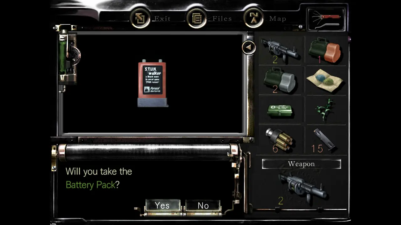Battery Pack pickup prompt