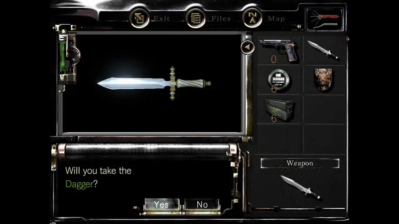 Dagger pickup prompt