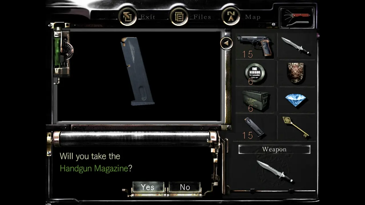 Handgun Magazine pickup prompt