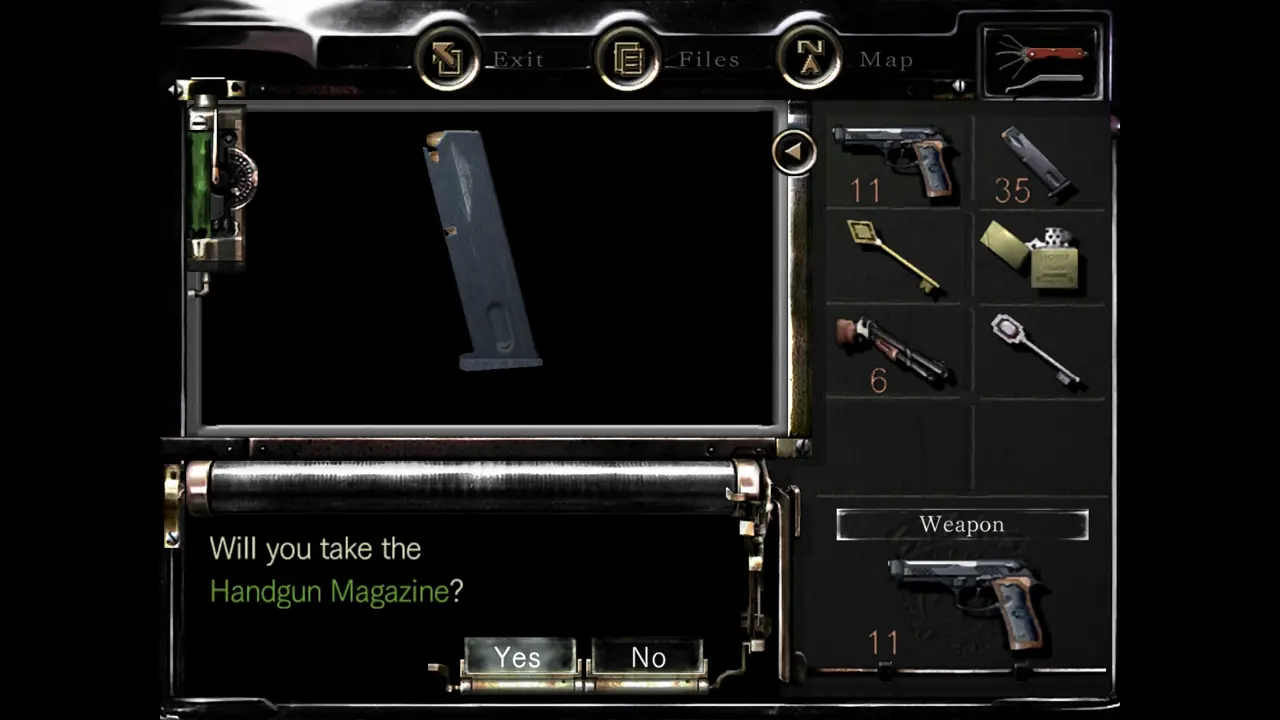 Handgun Magazine pickup prompt