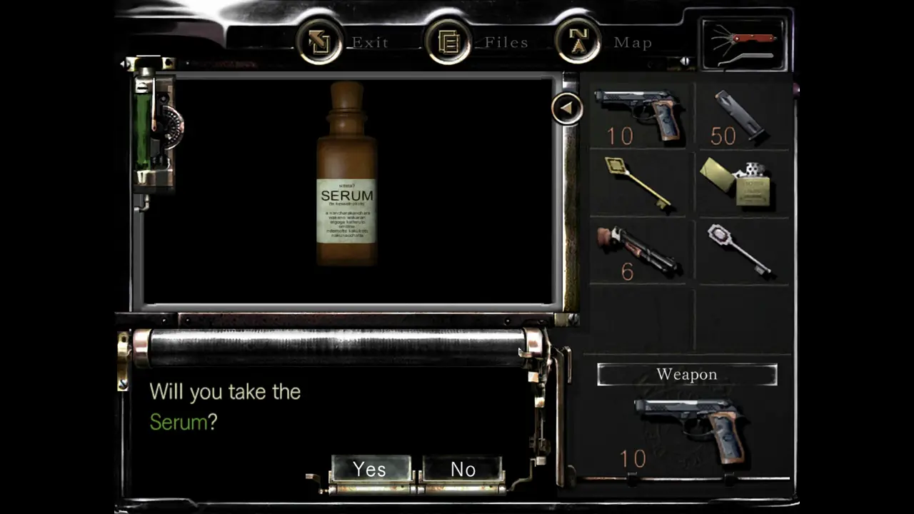 Serum pickup prompt