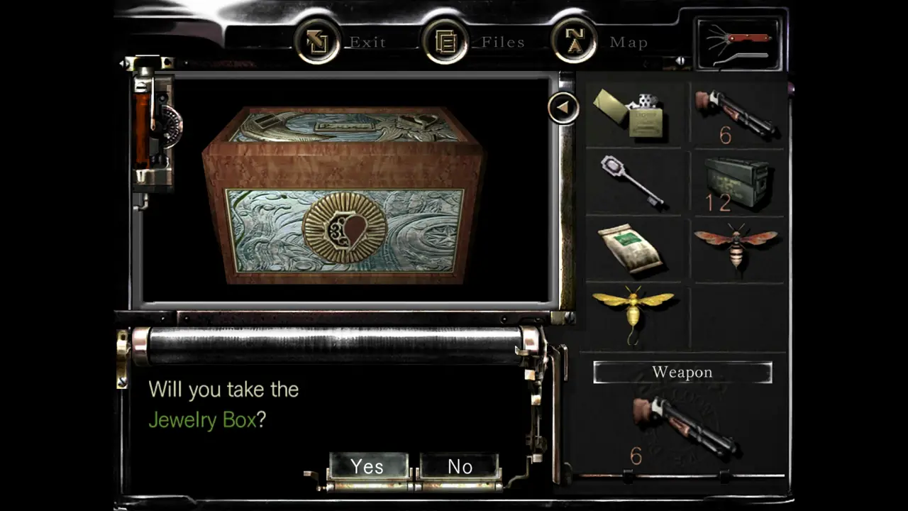 Jewelry Box pickup prompt