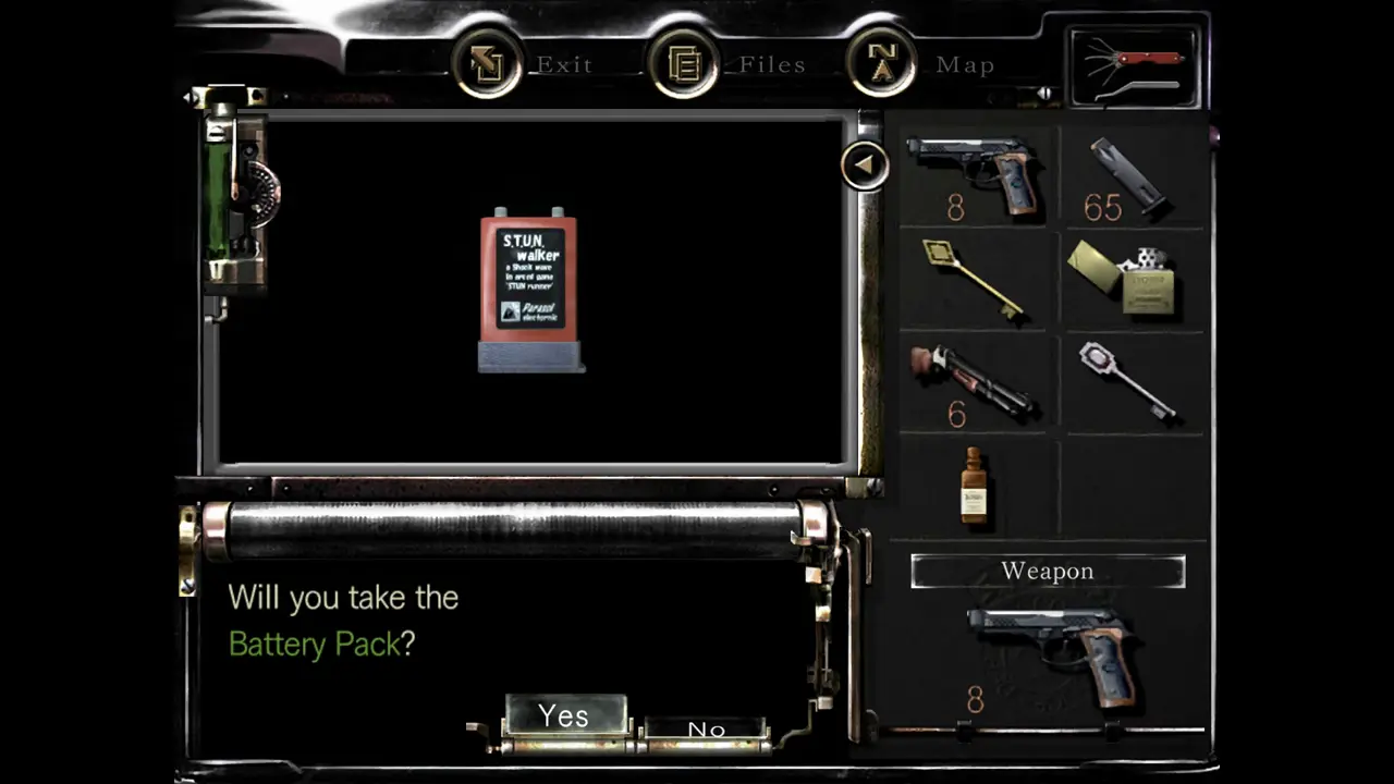 Battery Pack pickup prompt