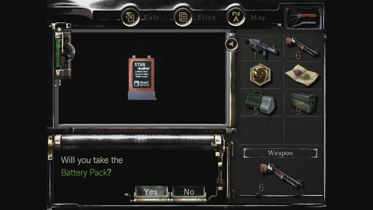 Battery Pack pickup prompt