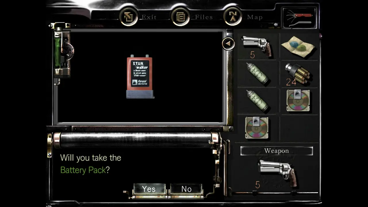 Battery Pack pickup prompt