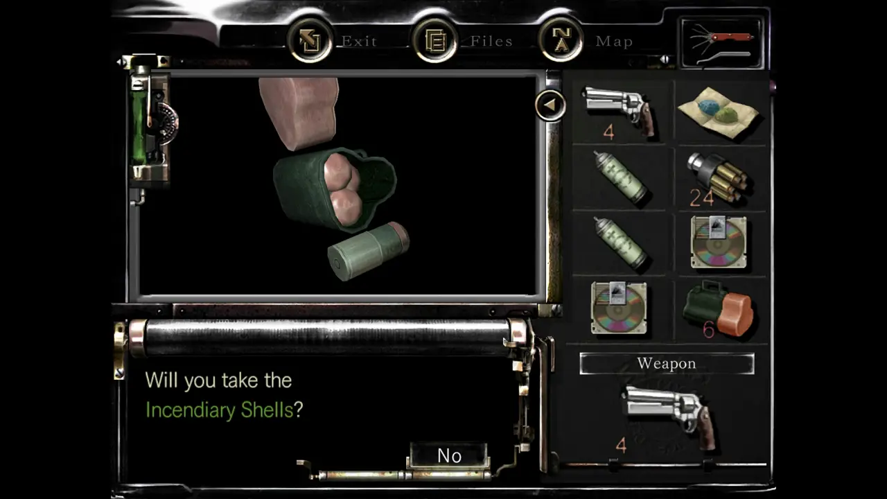 Incendiary Shells pickup prompt