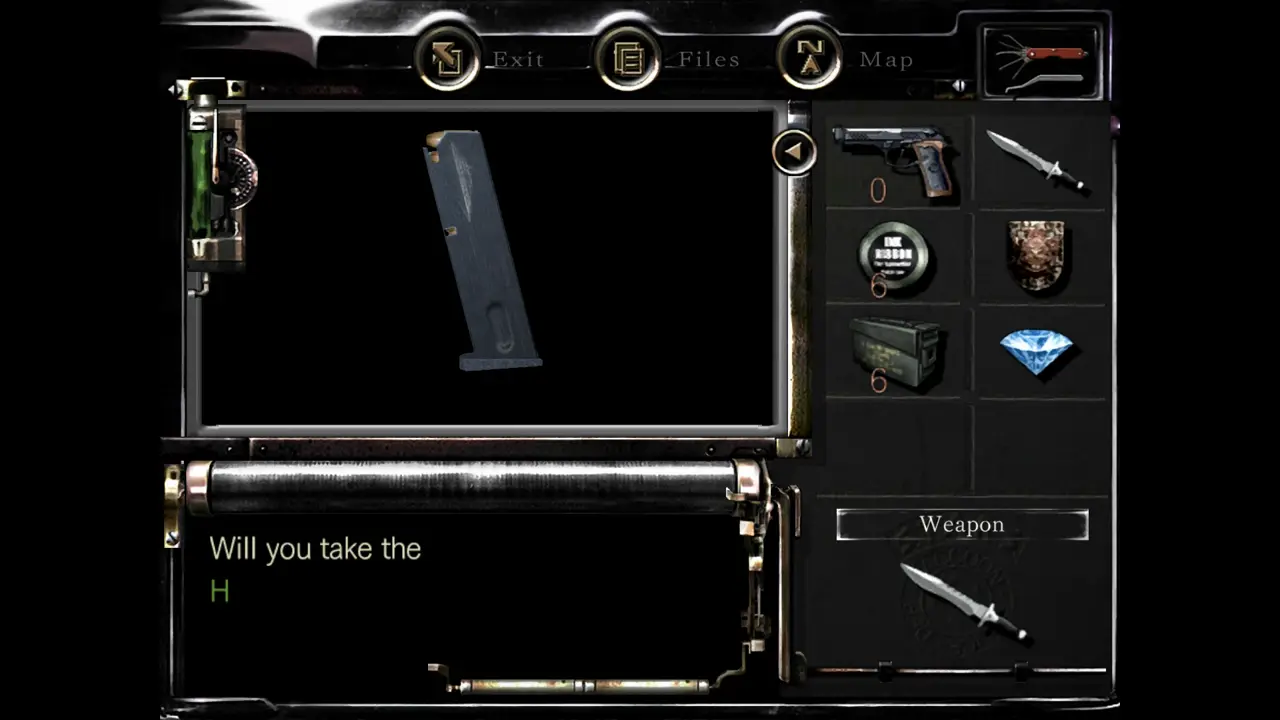 Handgun Magazine pickup prompt