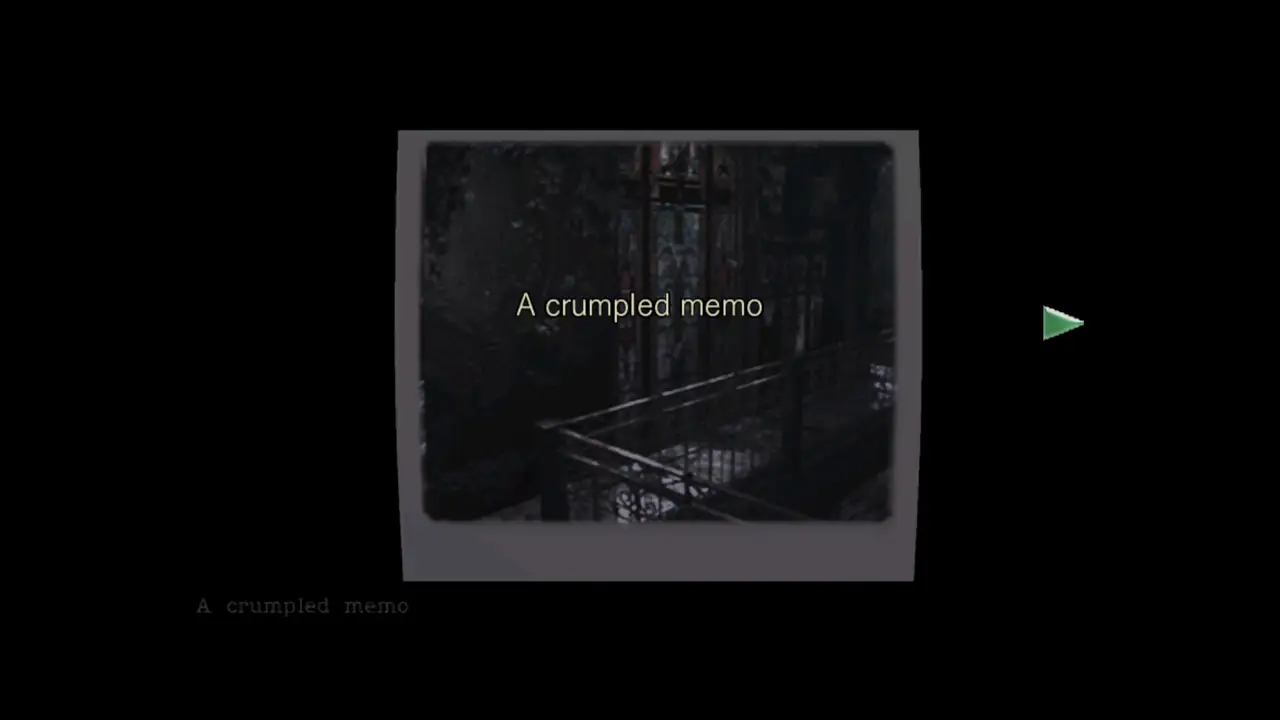 Crumpled Memo file