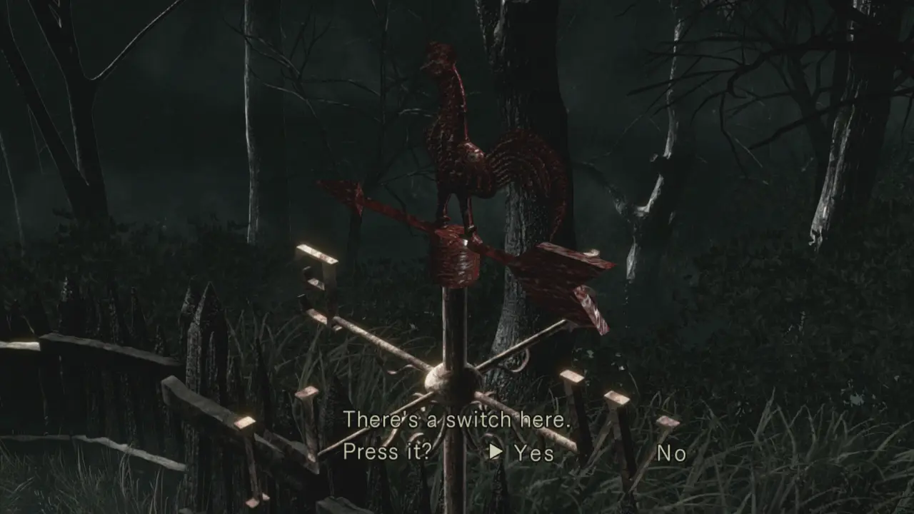 Red weathervane