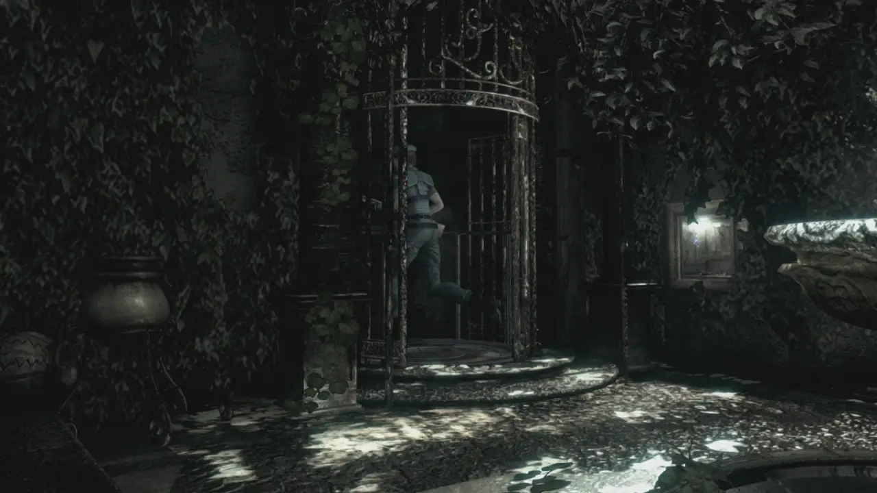 The elevator cage