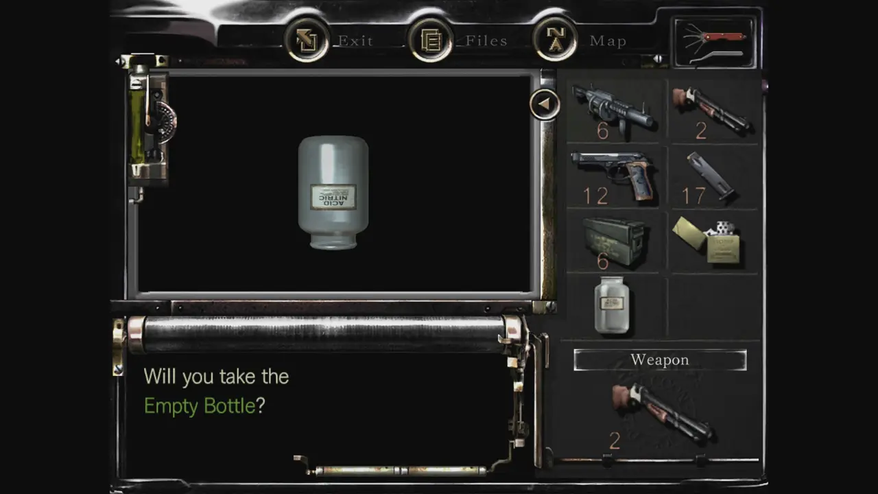 Empty Bottle prompt