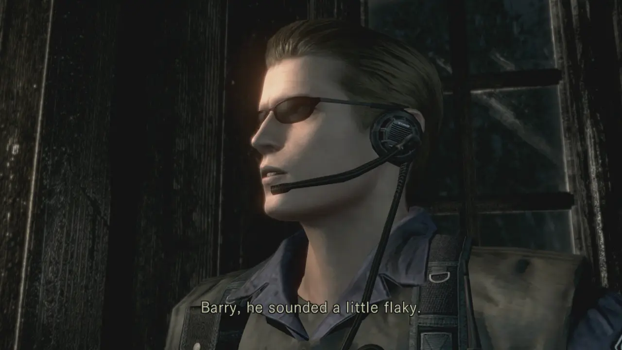 Wesker in the Central Corridor