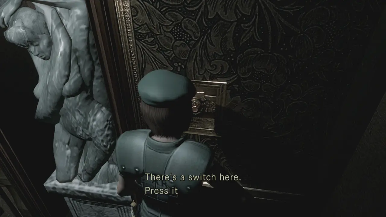 Switch behind the wall