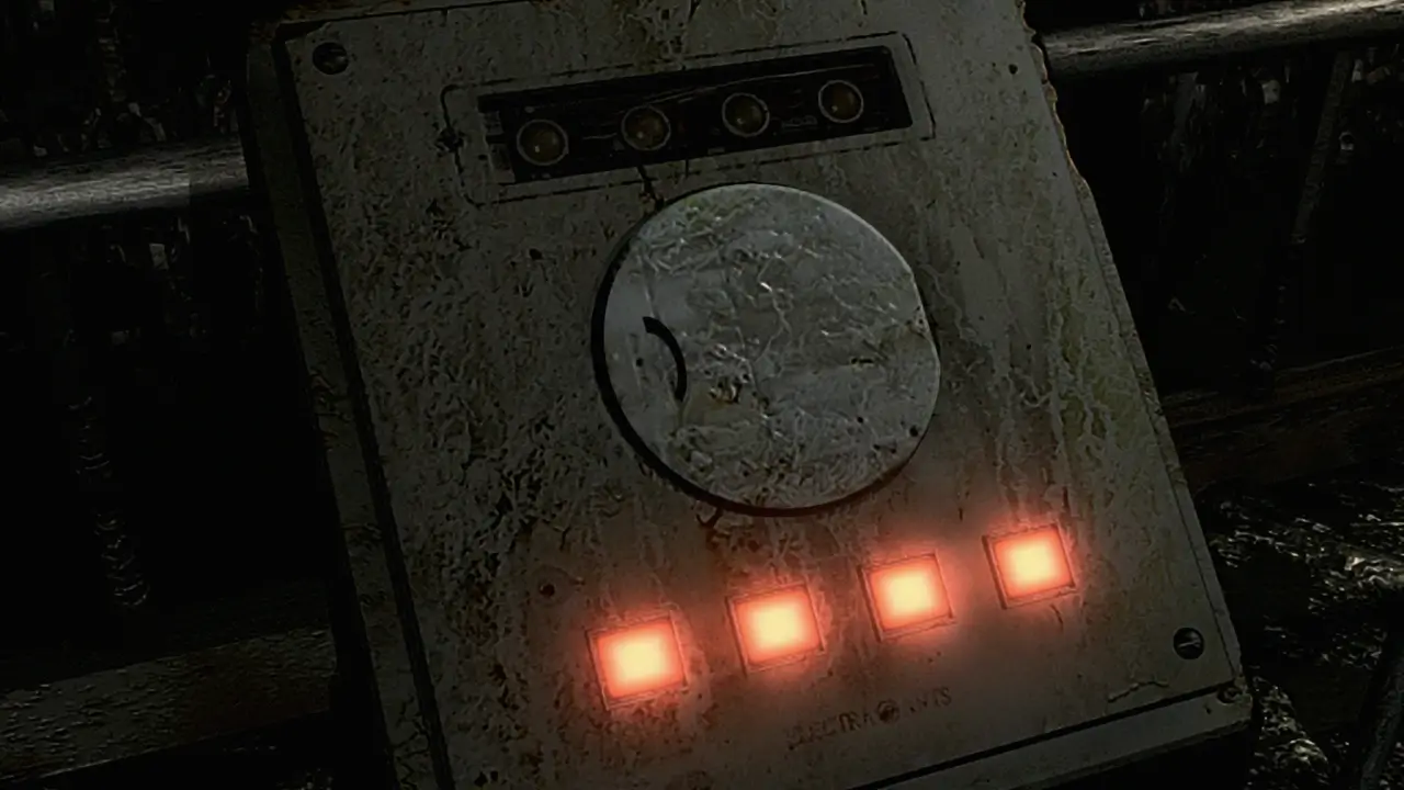 Four buttons in the Generator Room