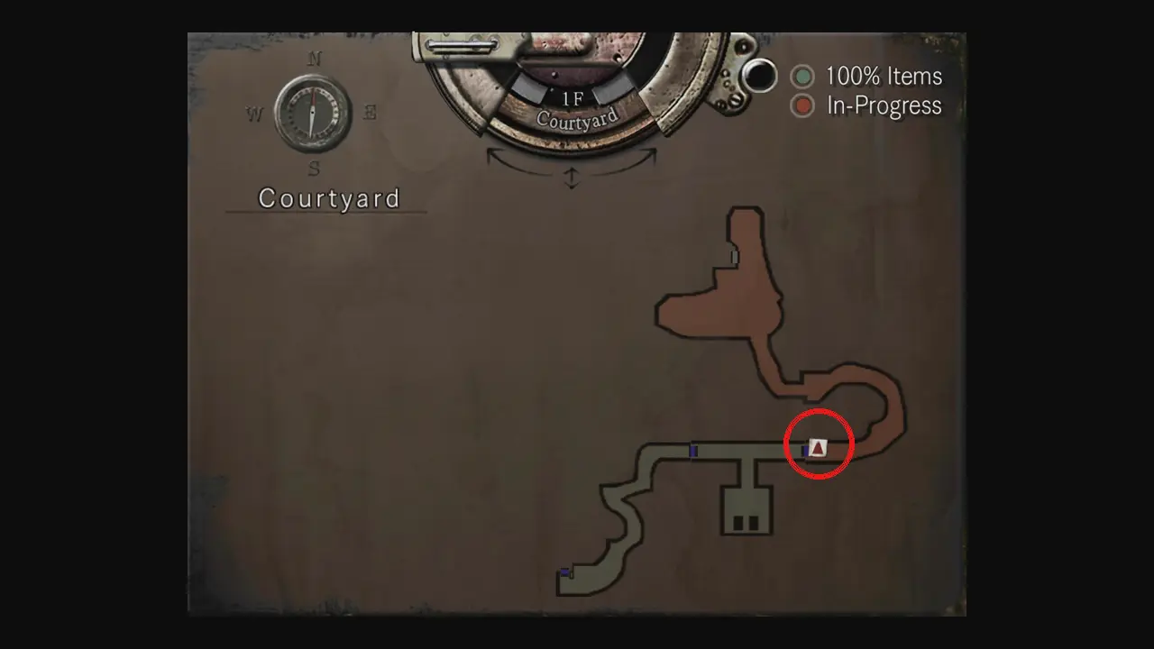 Where it lies on the map