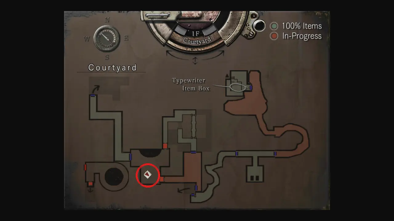 Where it lies on the map