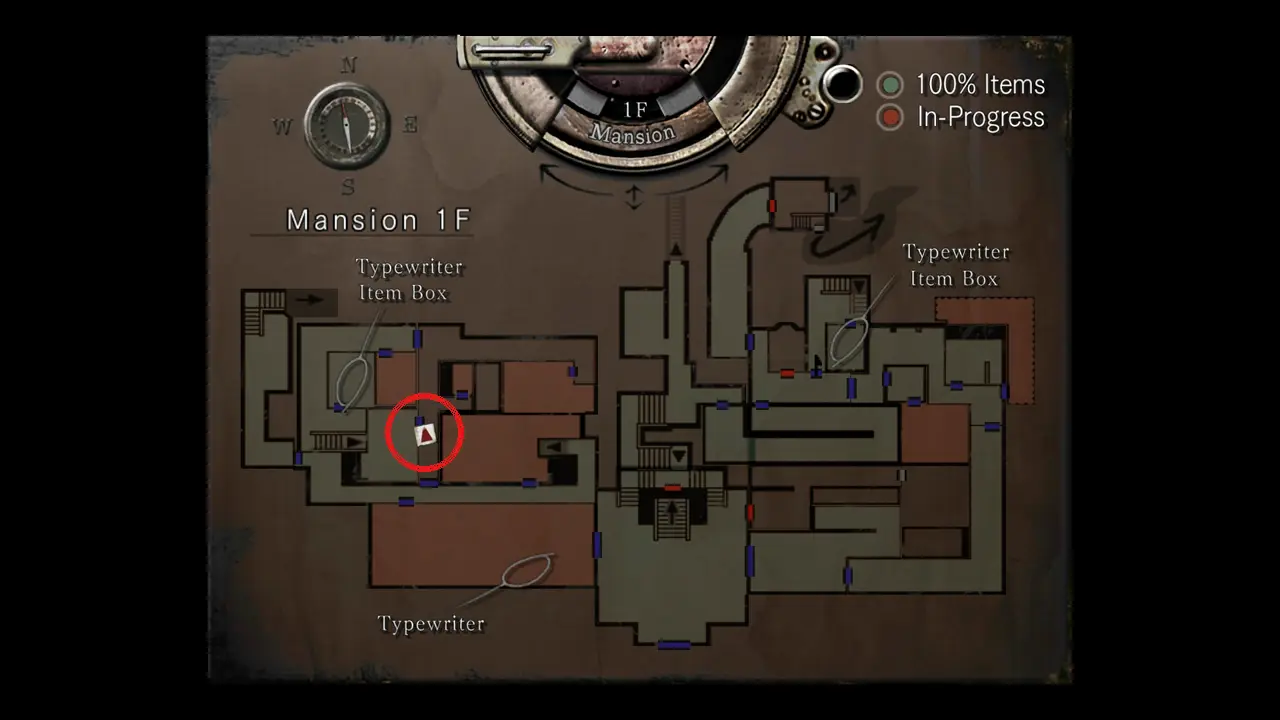 Where it lies on the map